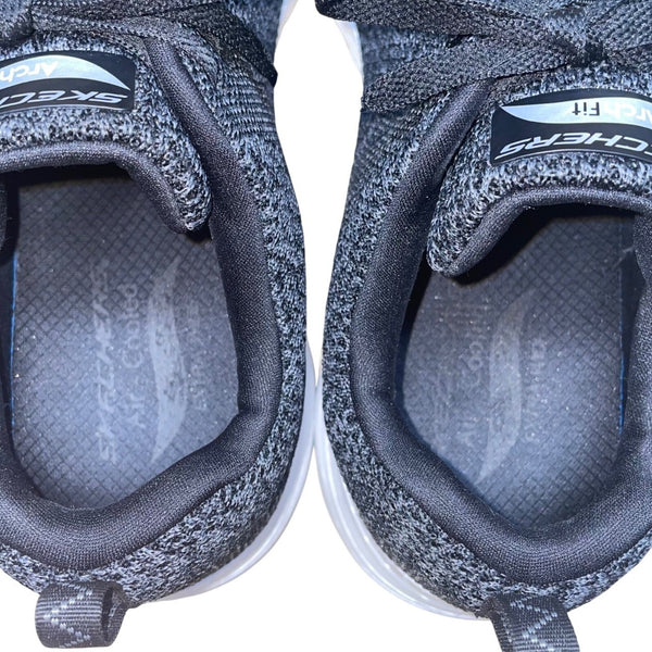Skechers Men’s Black Mesh Arch Fit Comfortable Athletic Sneakers Size 11