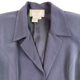 Vie By Victoria Royal Womens Gray Sequin Top & Blazer Formal Dress Set Sz 8