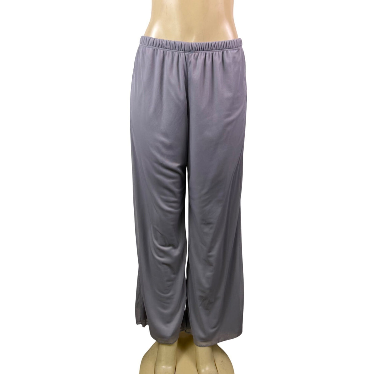 R&M Richards Womens Gray Polyester 3-Piece Jacket Top Pants Set Size 12 Formal W