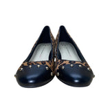 Isaac Mizrahi Live! Women’s Leopard Print With Studded Toe Block Heel Size 9.5