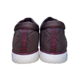 L.L.Bean Men’s Burgundy & Brown Quilted Waterproof Slip-On Shoes Size 12M