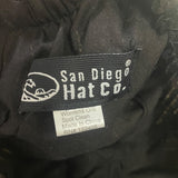 San Diego Hat Co. Womens Black Sequin Beret Stylish Sparkly Design