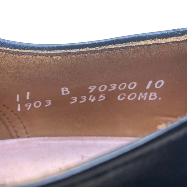 Allen Edmonds Men’s Black Leather Chester Wingtip Oxford Dress Shoes Size 11 B