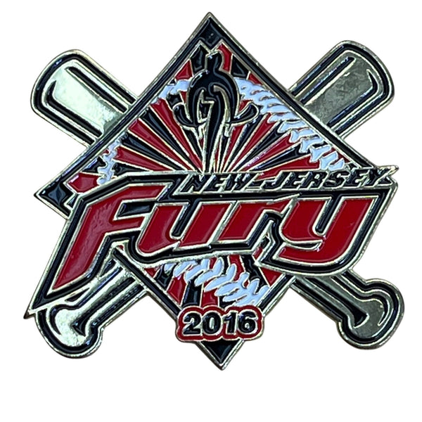 N J Fury 2016 Baseball Pin By Metro Pins Sports Design Collectible