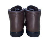 Easy Street Women’s Brown Vegan Pebbled Side Zipper Zozo Ankle Boots Size 9.5W
