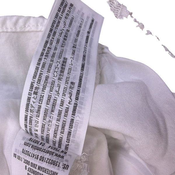 Abercrombie & Fitch Womens White Maxi Dress With Spaghetti Straps Size S