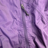The North Face Mens Purple/Black Nylon Hooded Rain Jacket Size M