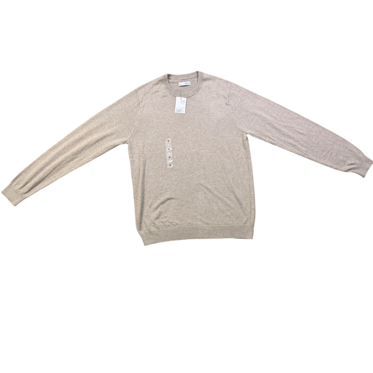 Sonoma Mens Beige Crewneck Sweater Seasonless Sz M