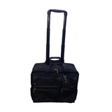 Tumi Men’s Black Ballistic Nylon Rolling Expandable Carry-On Travel Luggage