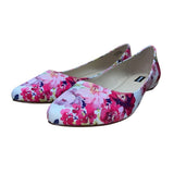 Nine West Women’s White & Red Floral Print Speak Up 2 Ballet Flats Size 9.5M
