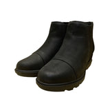 Sorel Women’s Black Suede Lug Sole Pull-On Evie ll Chelsea Boots Size 6
