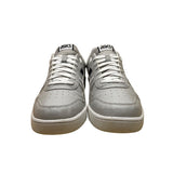 Asics Men’s Gray & White Leather Lace Up Logo Accent  Athletic Sneakers Size 13