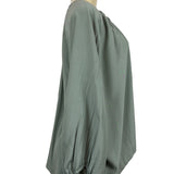 Prologue Women’s Olive Green Long Sleeve Blouse Shirt Sz XL - NWT