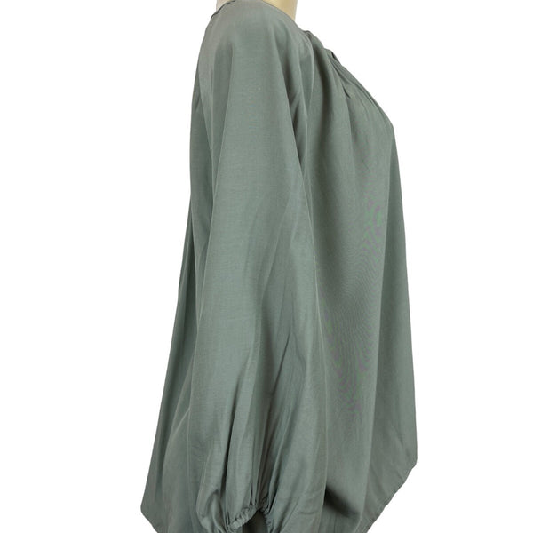 Prologue Women’s Olive Green Long Sleeve Blouse Shirt Sz XL - NWT