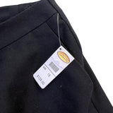 Talbots Womens Black Wool Blend Wide Leg Dress Pants Stretch High Rise Size 16
