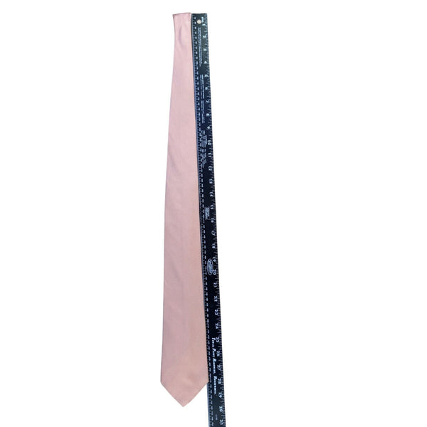 Tommy Hilfiger Mens Peach & Blue Silk Houndstooth Reversible Tie Classic Style