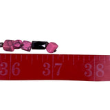 Pink Rhodonite & Dark Faceted Stone Convertible Bracelet/Necklace Magnetic Clasp