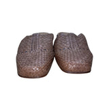 Sesto Meucci Women's Brown Woven Leather Mule Slip-On Shoes Size 10C