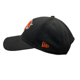 New Era Mens Black Polyester New York Knicks Snapback Cap Embroidered Logo OS