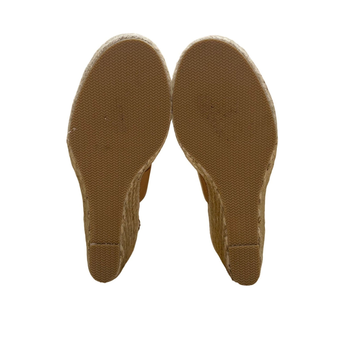 Bettye Muller Women’s Blush Leather Espadrille Wedge Venus Sandals Size 7.5