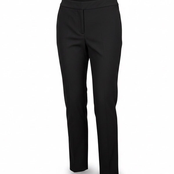 Chico’s Women’s Black Rayon Blend Slim Ankle Pants So Slimming 360 Pants 10R