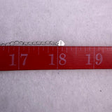 Sterling Silver Necklace With Pendant Adjustable Chain Minimalist Design S925