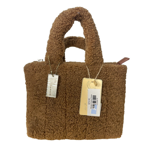 Vintage Havana Brown Fuzzy Women's Small Hand Bag - NWT