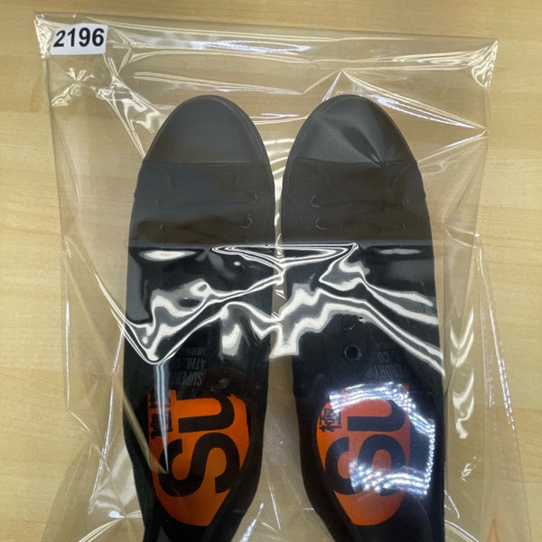 Superdry Men’s Black Canvas Rubber Toe Low Top No.01 Flat Sneakers Size 10