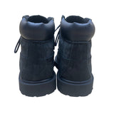 Timberland Boys Black Leather Primaloft Insulated Waterproof Lace-Up Boots Sz 8