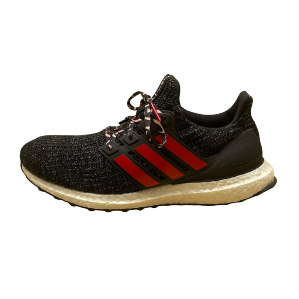 Adidas Men’s Black & Red Stripes Ren Zhe  Ultra Boost Running Sneakers Size 8.5
