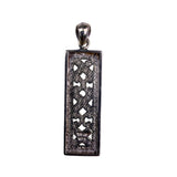 Sterling Silver 925 Womens Marcasite Pendant Intricate Design Jewelry