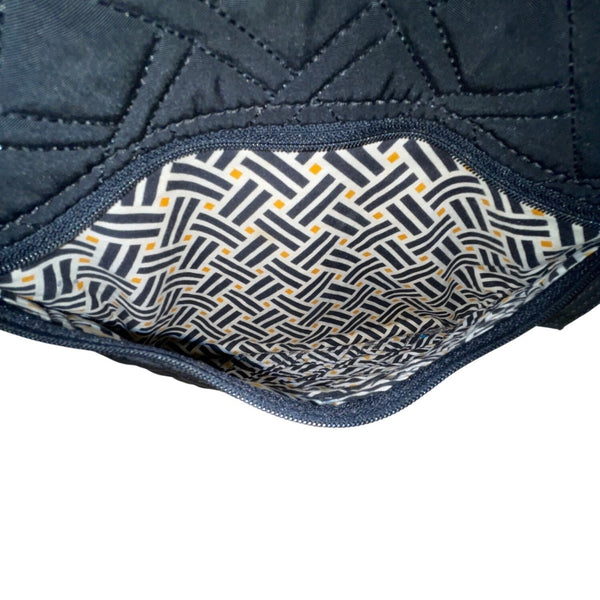 Vera Bradley Women’s Black Quilted Adjustable Strap Shoulder Bag