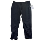 Athleta Womens Black  Prima Capri Pants Drawstring Waist Size 10