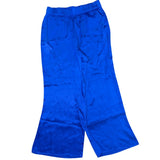 J.Crew Womens Blue Satin Jumpsuit With Halter Neck & Wide-Leg Pants Size S