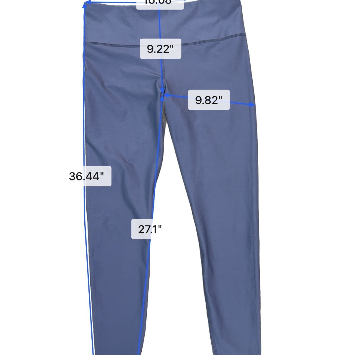 Athleta Womens Blue  High-Rise Workout Leggings Sz XL