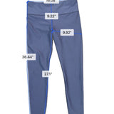Athleta Womens Blue  High-Rise Workout Leggings Sz XL