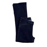 White House Black Market Womens Dark Blue Denim Skinny Flare Jeans Size 2