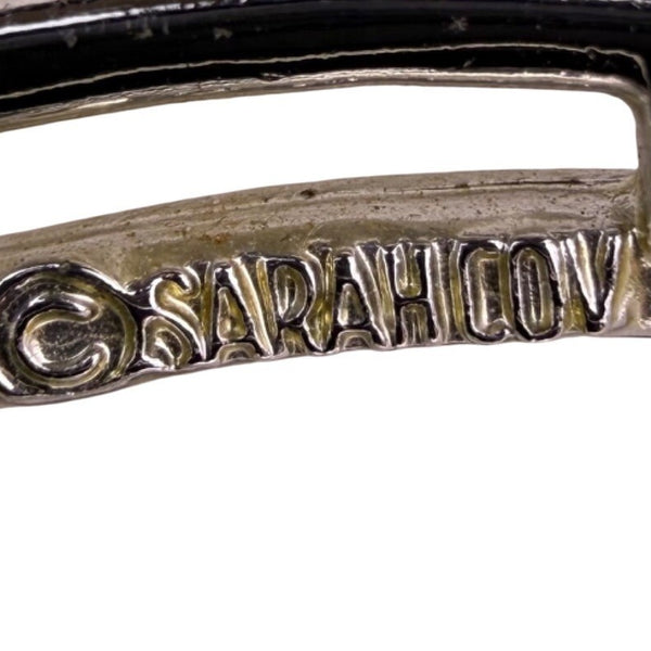 Sarah Coventry Womens Silver Tone Metal Leaf Abstract Brooch Pin Vintage Jewelry