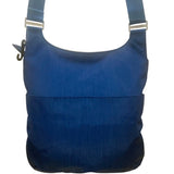 Baggallini Women’s Blue Nylon RFID-Blocking Adjustable Strap Crossbody Bag