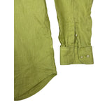 Tommy Bahama Men's Green Lime Button Up Long Sleeve Linen Shirt Sz XL