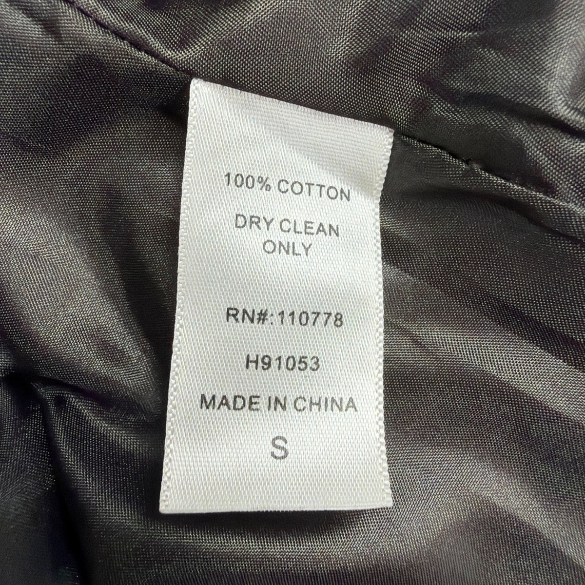 Hazelhazel Women Gray Cotton Puff Sleeve Trench Coat Button Front Size S