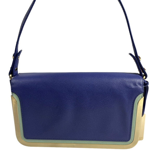 Botkier Women's Purple Faux Leather No13 Misha Shoulder Bag Sz M
