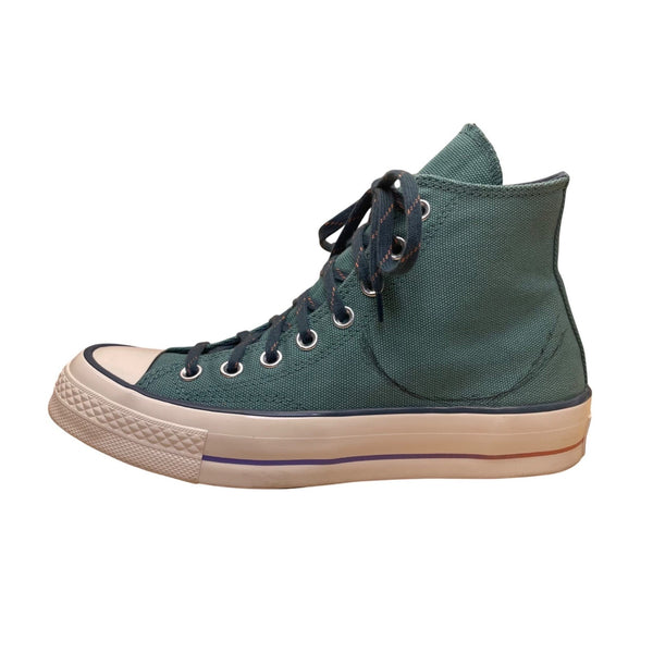 Converse Unisex Green Canvas Chuck Taylor All Star Hi-Top Sneakers Sz 6.5M/8.5W