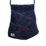 Helens Daughters Women’s Blue Tapestry Tassel & Button Accents Crossbody Bag