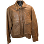 Vintage Danier Brown Leather Jacket Mens Size L