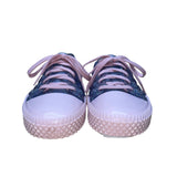Melissa Kids Purple & Pink Glitter Lace-Up Cap Toe Sneakers Size 6US