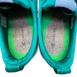 Cariuma Unisex Green Canvas Sneakers Ethically Made Lace-Up Shoes Size 8.5W/7M