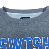 Swish Authentics Basketball Gray Crewneck Sweatshirt 2XL Cotton Blend Unisex