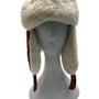 High Desert Gear Unisex Corduroy Faux Fur Trapper Ear Flaps Brown Cream One Size