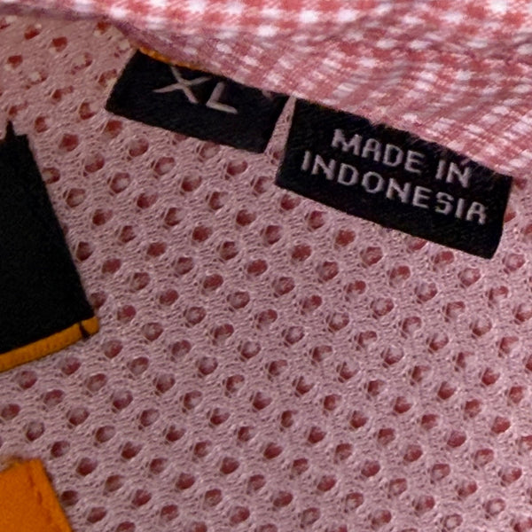 Orvis Mens Red Short Sleeve Button-Up Performance Shirt Size XL